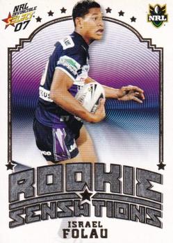 2007 Select NRL Invincible - Rookie Sensations #RS2 Israel folau Front